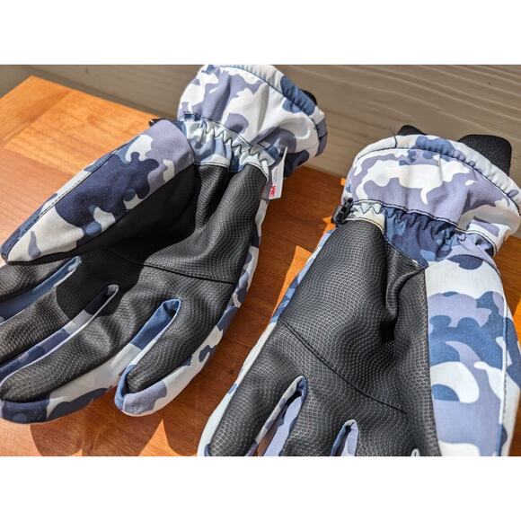 Anti Slip Ski Gloves Snow Gloves Ribbed Cuff Designed Warm Mittens for Outdoor - Picture 5 of 8